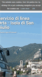 Mobile Screenshot of navigazionelagodorta.it